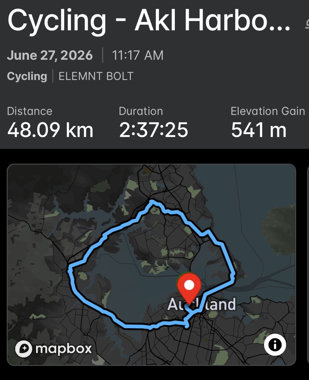 Tāmaki Makaurau / Auckland ( Greenhithe Bridge) Harbour Loop